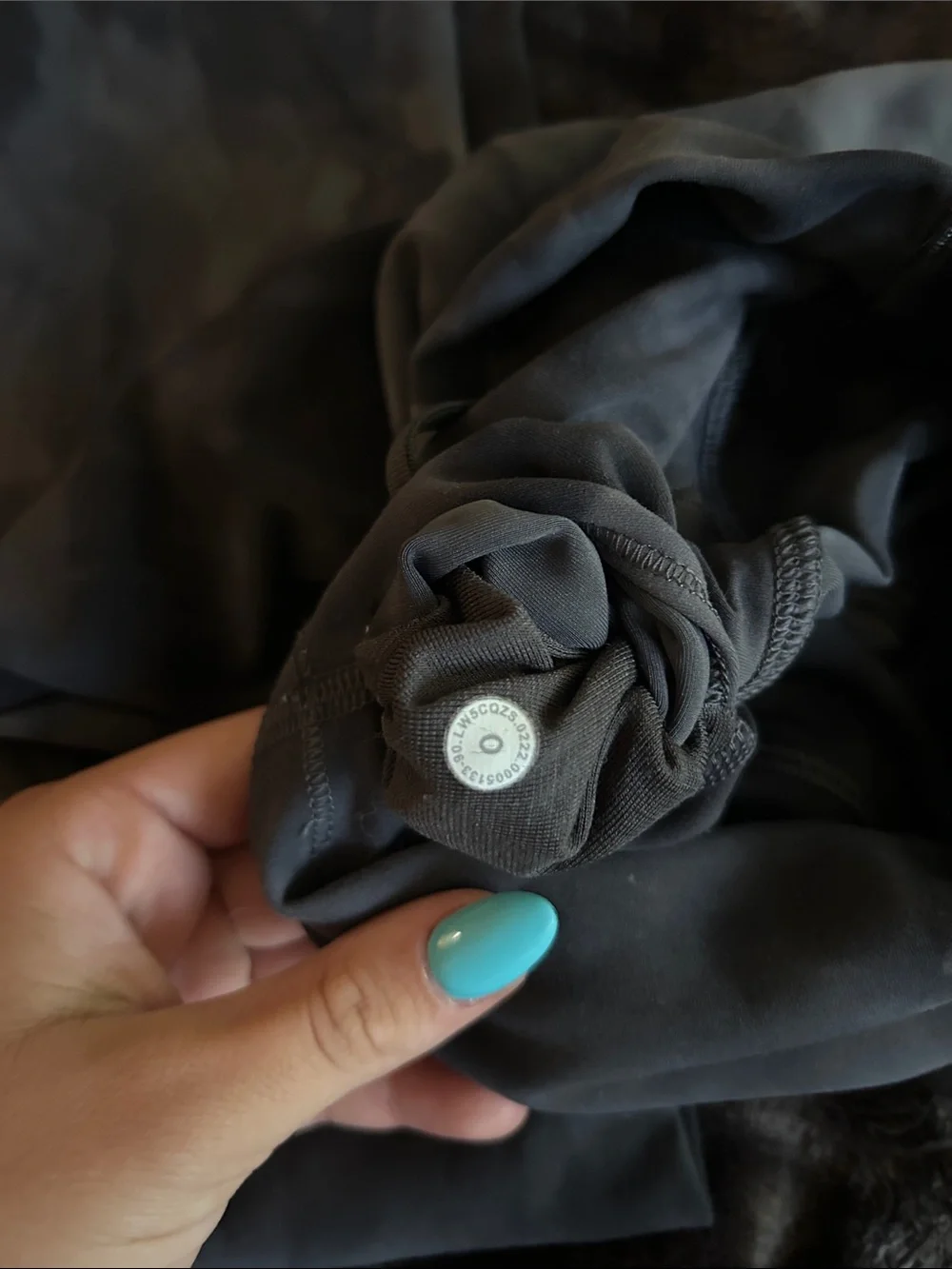 lululemon athletica Black Tie-Dye Leggings
